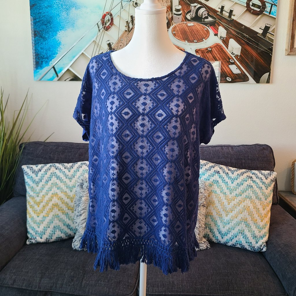Ruby Rd. Embroidered Blouse